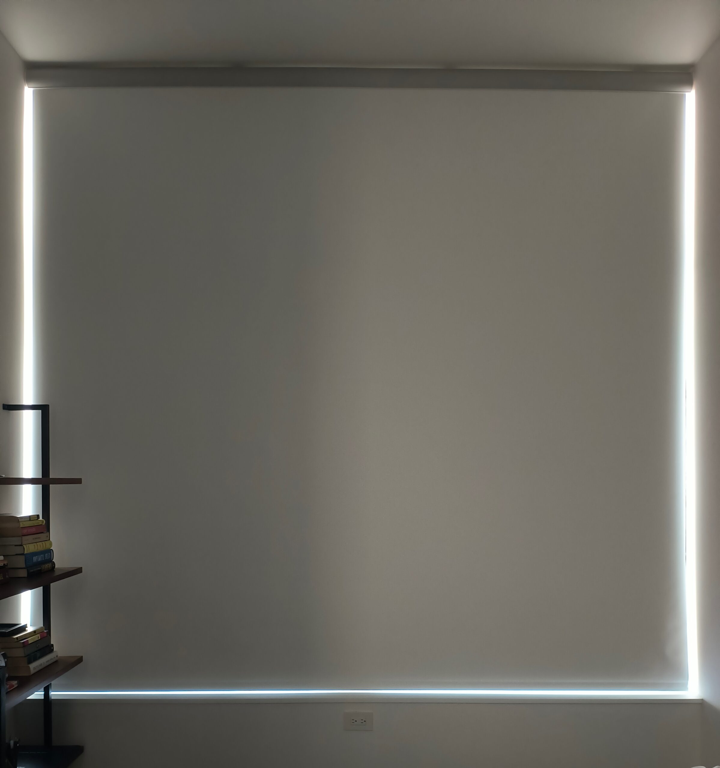 Blackout roller shade fabric replacement installed in Manhattan NYC