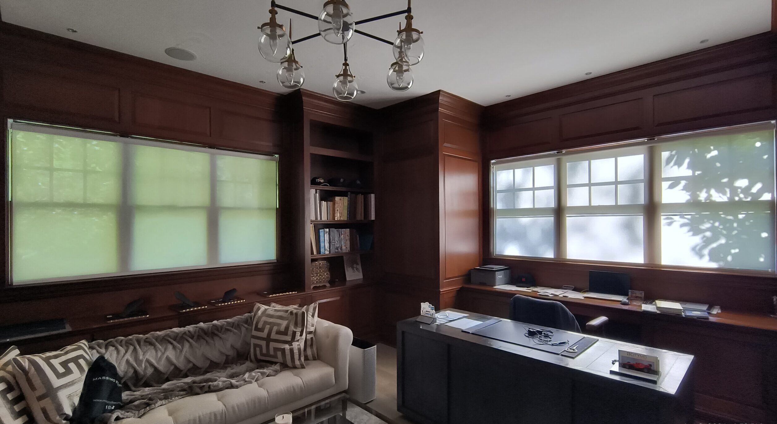 Light filtering roller shade fabric replacement service in NYC