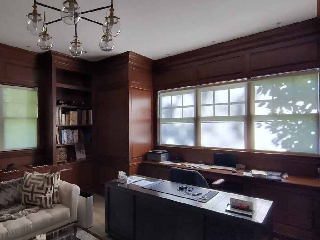Light filtering roller shade fabric replacement service in NYC
