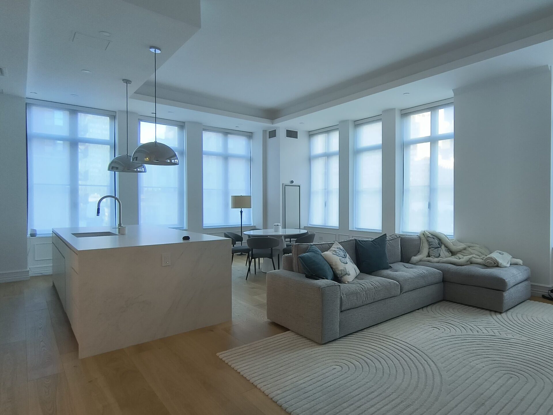 Light filtering roller shade fabric replacement service in NYC