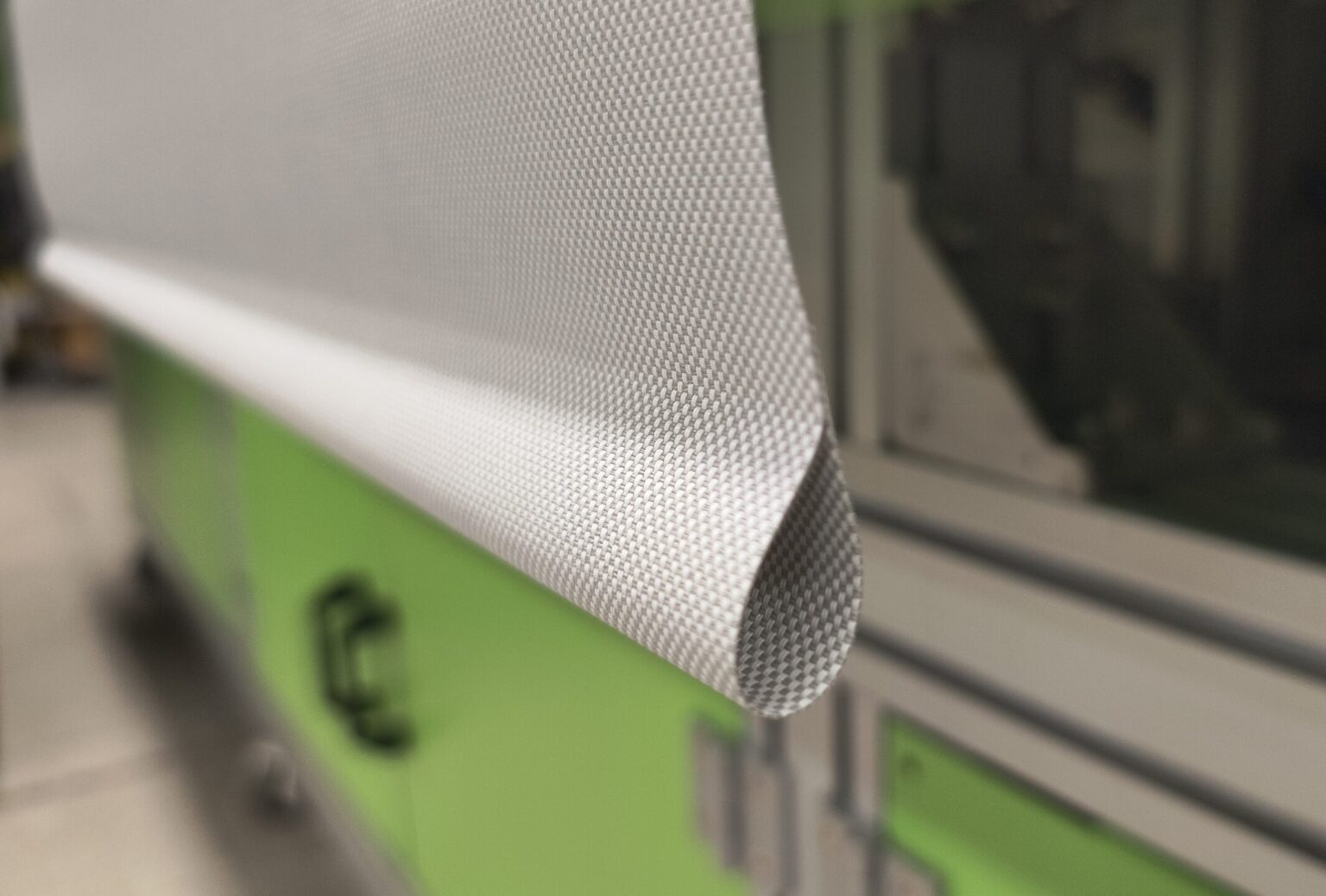 Hem pocket for roller shade hem bar during fabric replacement in NYC